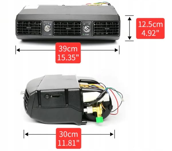 Ilmastointilaitteen höyrystin 12V / 24V yleismalli