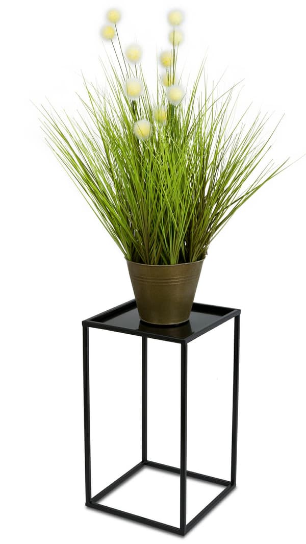 Modernt stående blomsterställ 40cm svart