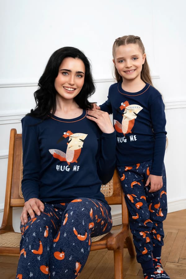 Wasilla flickpyjamas långärmad, långbyxor 8 år