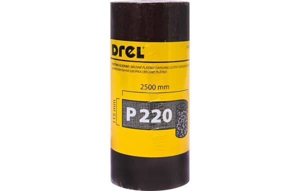 Slipduksrulle 2,5 m, 115 mm, P220