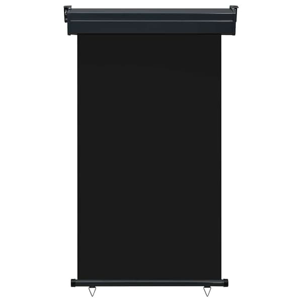 vidaXL sidemarkise til balkon 100 x 250 cm sort