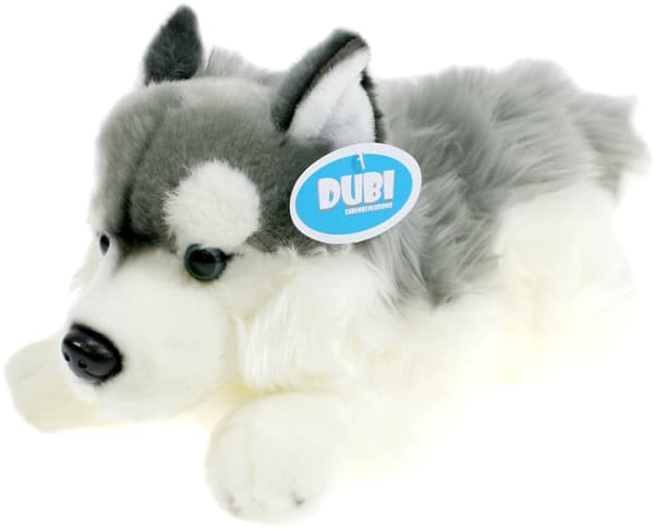 Dubi Pehmolelu Husky Koira Makaamassa 02882 30 cm