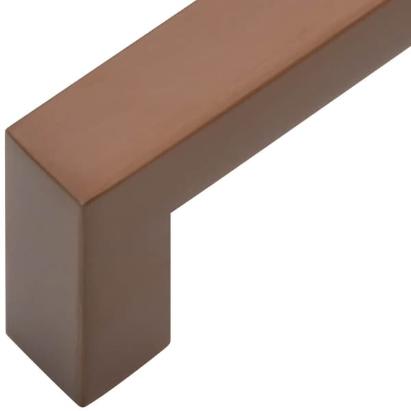 vidaXL skabsgreb 10 stk. bronze 96 mm rustfrit stål