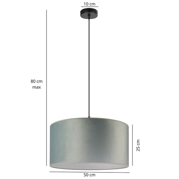 Tornado AL1 lampa, salvia sammet