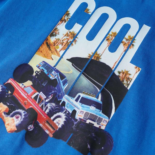 Barn-T-shirt, blå, 128