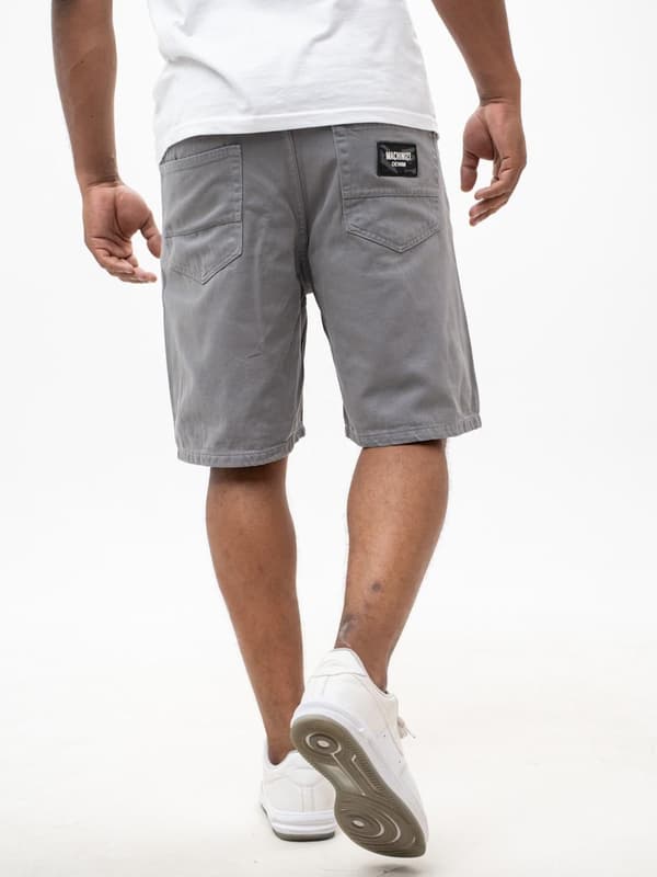 Herr Grå MyStars Washing Basic Jeansshorts 30