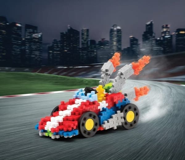 Mini byggeklodsmix, 240 dele, Racermodel