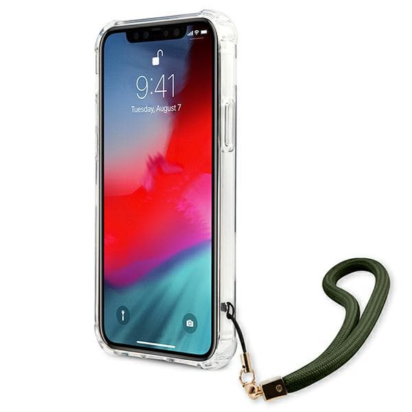 Guess Camo Collection-skal till iPhone 12 Pro Max, grönt