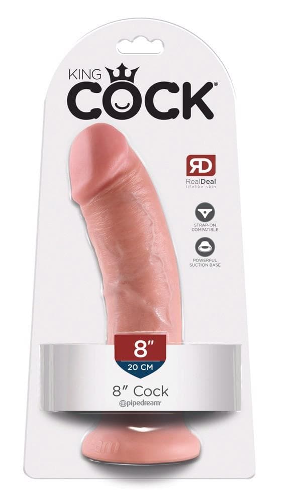 Kongecock 8 tommer hudfarvet