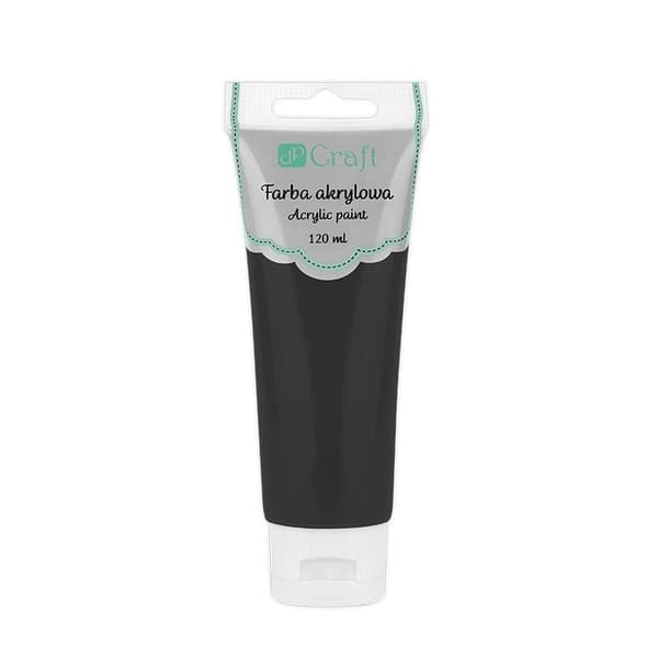 Akryylimaali lamppu musta 120ml