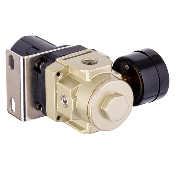 Luftreducerare med 1/4 gauge för kompressor