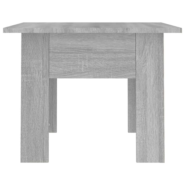 vidaXL sofabord, grå Sonoma-eg, 55x55x42 cm, spånplade