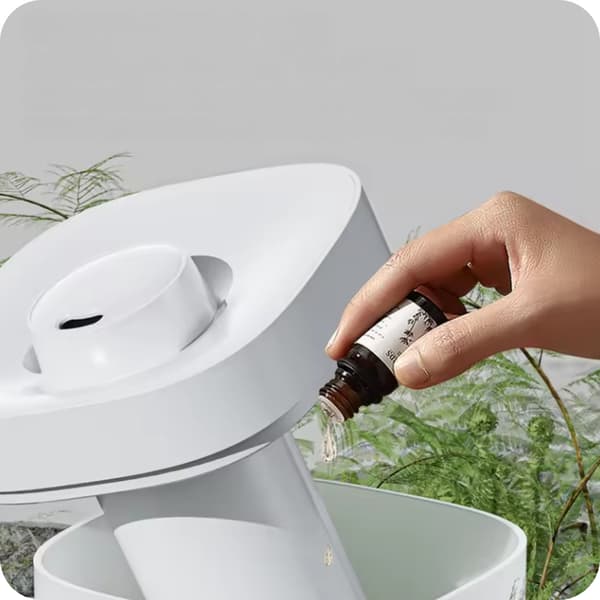 Luftfuktare Diffusor Ultraljud Jonisator Aromaterapi Tyst 3.5