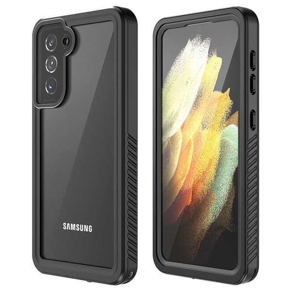 IP68 Vandtæt Etui til Samsung Galaxy S21 5G, Sort