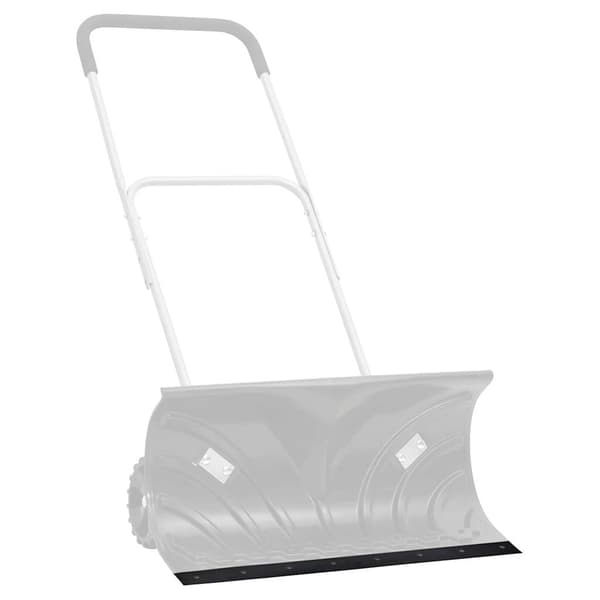vidaXL gummikant til sneplov sort 150x8x1 cm