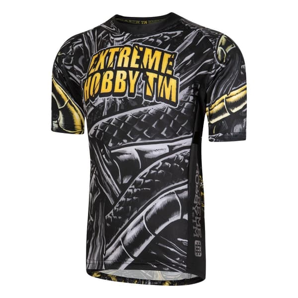 Børne teknisk t-shirt BONE CRUSHER 128 SORT
