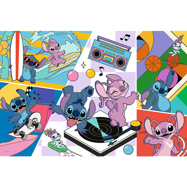 Disney Lilo och Stitch minnespussel 100 bitar