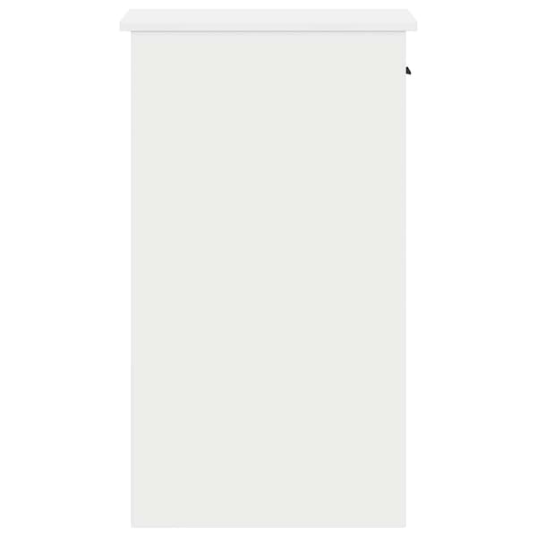 vidaXL computerstativ med skuffe hvid 35x45x77 cm