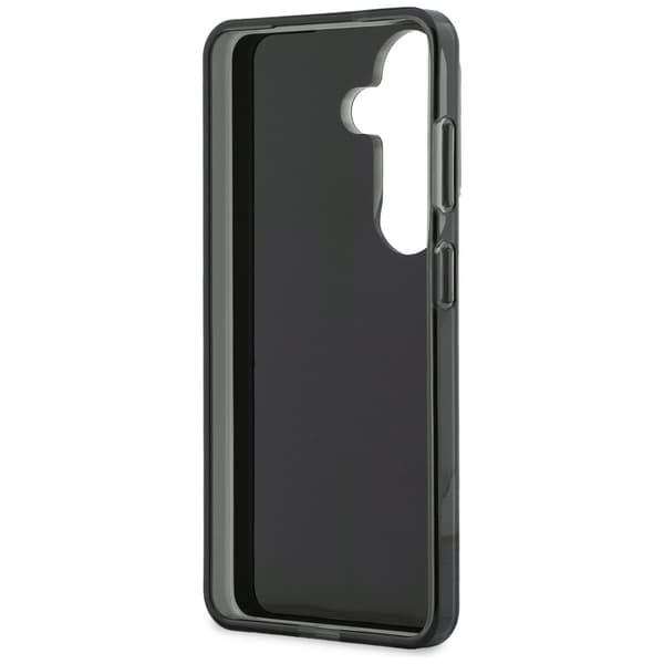 Guess IML Big Metal 4G Script cover til Galaxy S26, sort