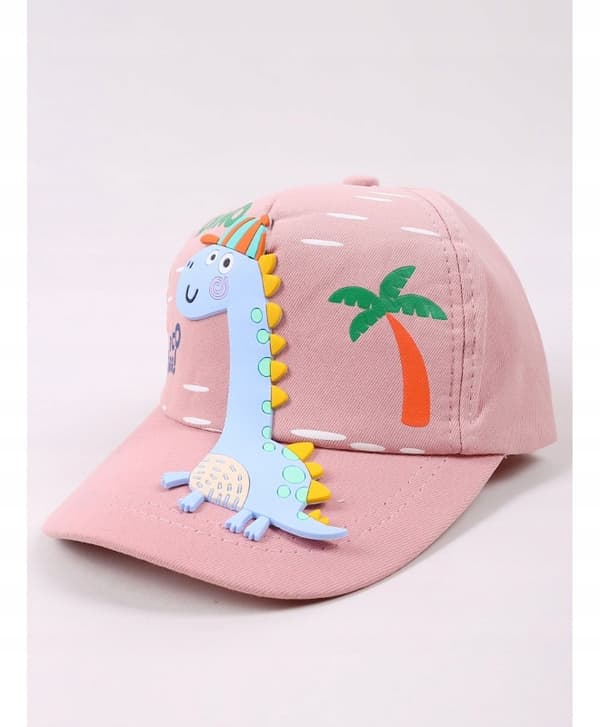 DINOSAUR 3D PINK BASEBALL CAP YO! 50/54 £031ś
