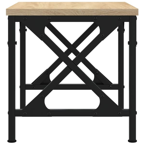 vidaXL printerstativ, Sonoma eg, 40x30x31 cm