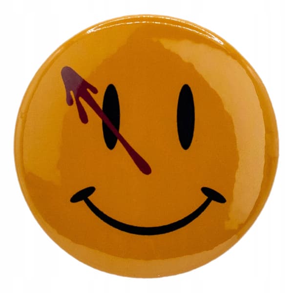 Smiley Face-nål komikeransikte 58 mm