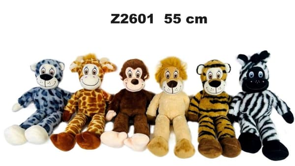 Jungledyr 55cm MIX