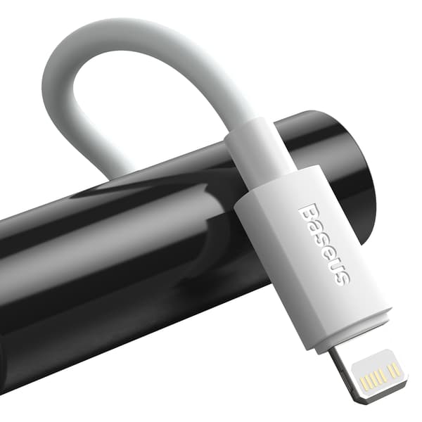 2x Simple Wisdom iPhone Lightning till USB-C 20W-kabel 1,5 m - Vit