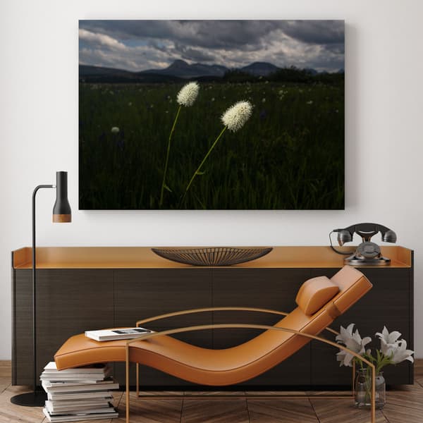 Lærredstryk Natur Vilde Blomster 100x80 cm