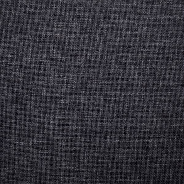 vidaXL Bänk, 139,5 cm, mörkgrå, polyester