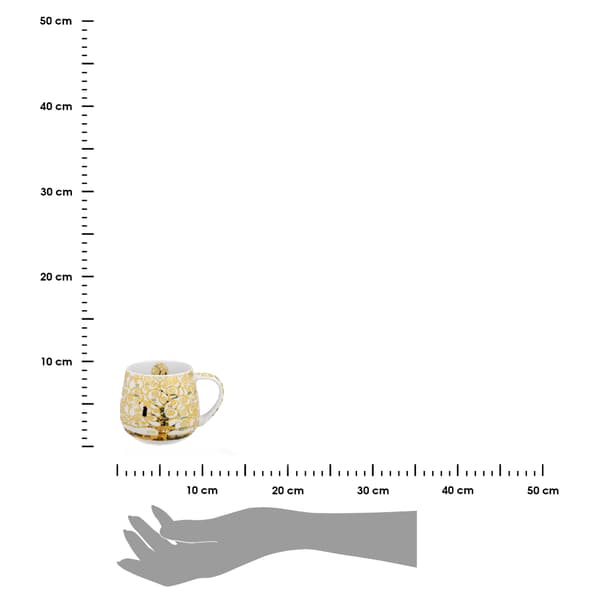 Klimt Ecru -posliinimuki