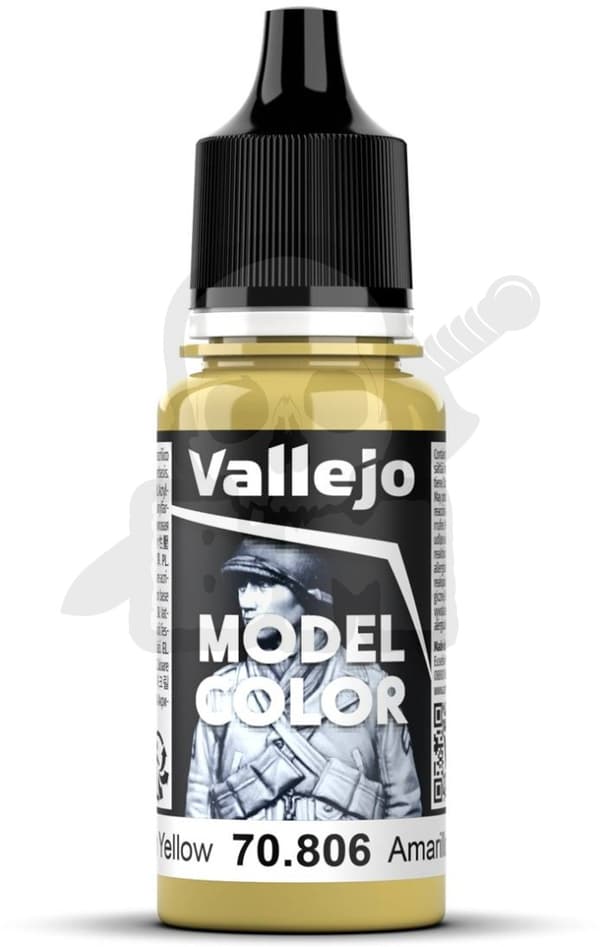 VALL-70806 Modelfarve 17ml Tysk Gul