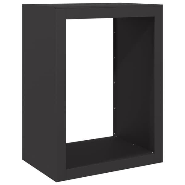 vidaXL brænderist sort 60x40x80 cm stål