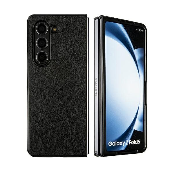 Beline Læderetui til Galaxy Z Flip 6 Sort