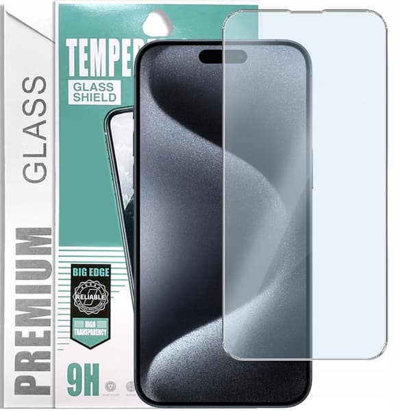 PremiumGlass 9H Härdat Glas för iPhone 15 Pro
