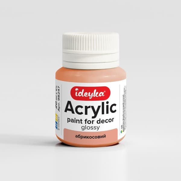 Akrylmaling Abrikos 20ml