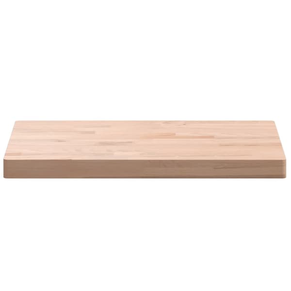 vidaXL bordplade 60x40x4 cm rektangulær massiv bøgetræ