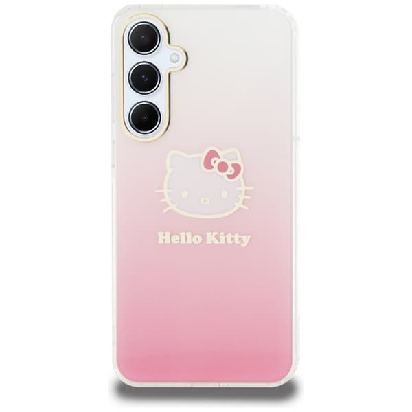 Hello Kitty IML Gradient Electrop Kitty Head-skal till Galaxy A55, rosa