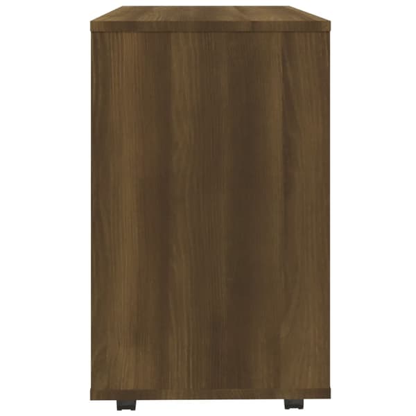 vidaXL sidebord brunt egetræ 70x35x55 cm