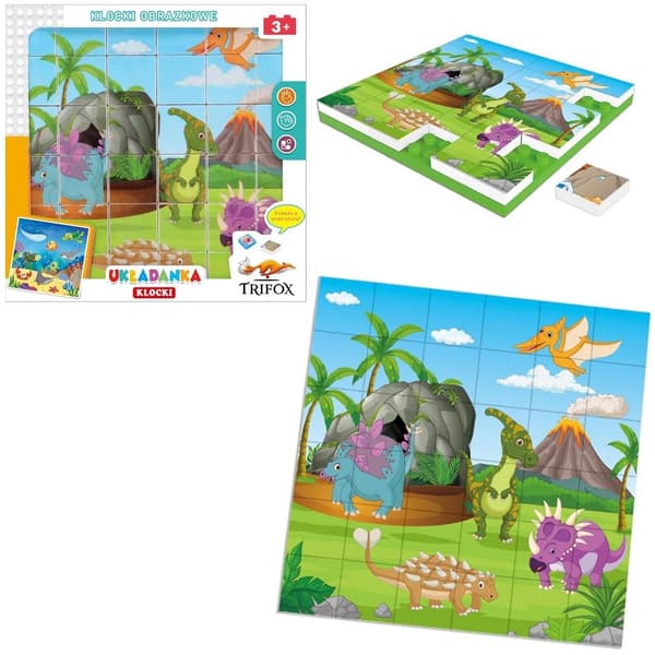 Dinosaur puslespil 36 stk.