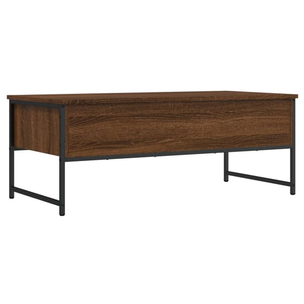 vidaXL Soffbord brun ek 101x49x39,5 cm