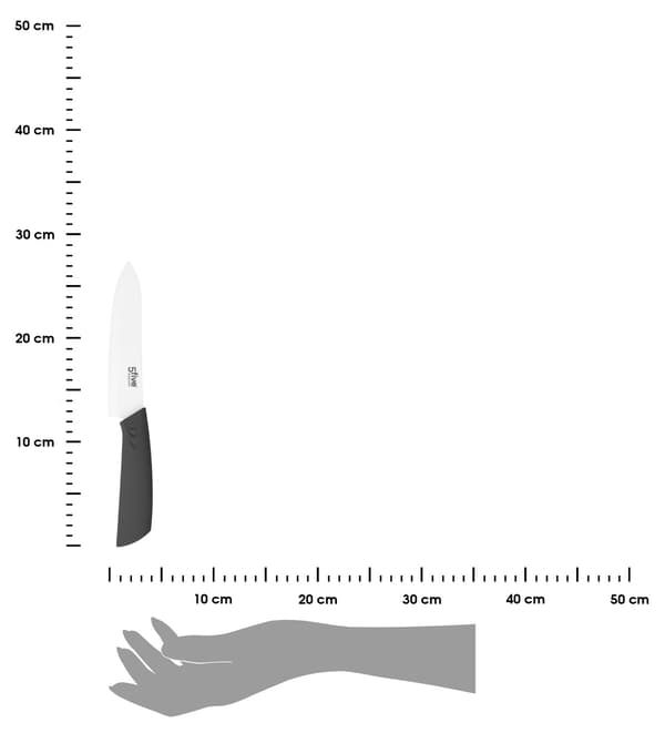 Zirco køkkenkniv 27,5 cm