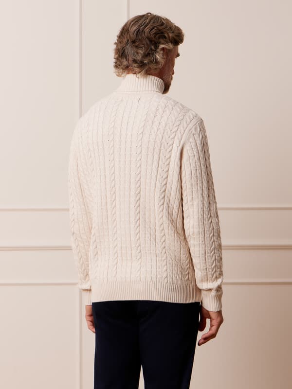 BEIGE TURTLENECK ASHFIELD XL