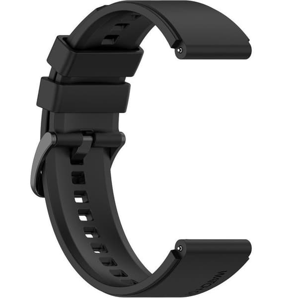 3x Silikone rem 22mm universal, Sort, Grøn, Marineblå