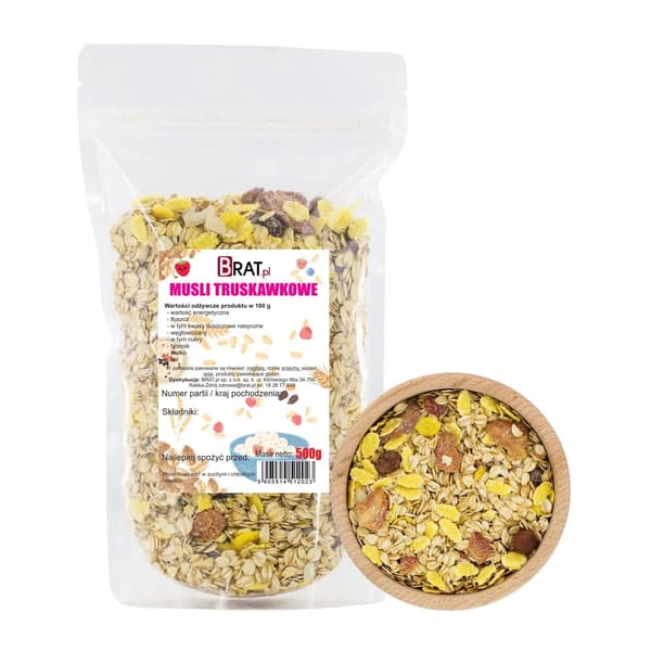 Jordgubbsmüsli 500g