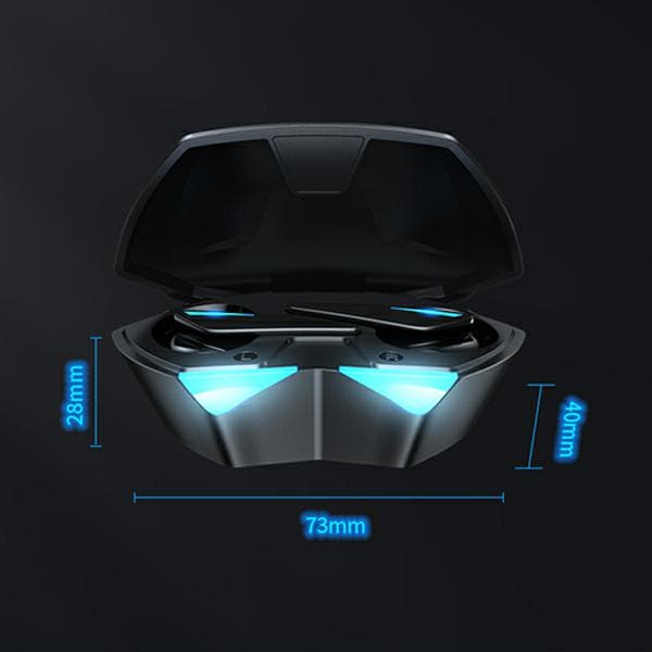 AWEI Bluetooth 5.0 T23 TWS hovedtelefoner + dockingstation gaming sort