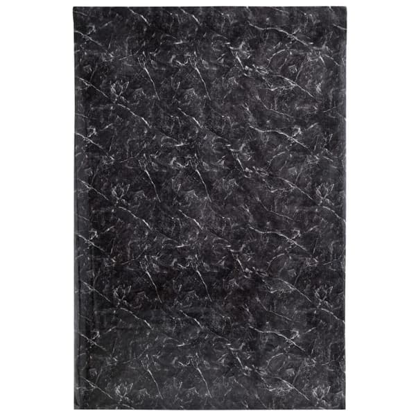 vidaXL selvklæbende møbelfiner, marmor sort, 90x500 cm, PVC