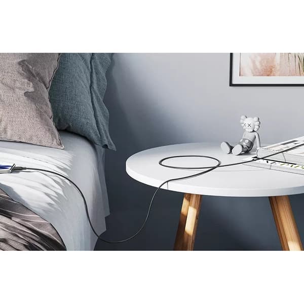 USB-C 25W PD Vægoplader til Telefon + 2m USB-C Kabel Sort