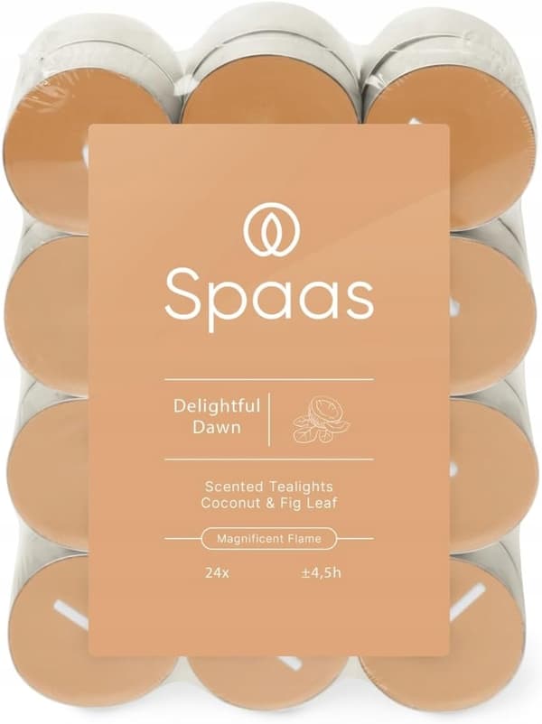 Spaas doftljus i 24-pack 4,5 timmar Delightful Dawn