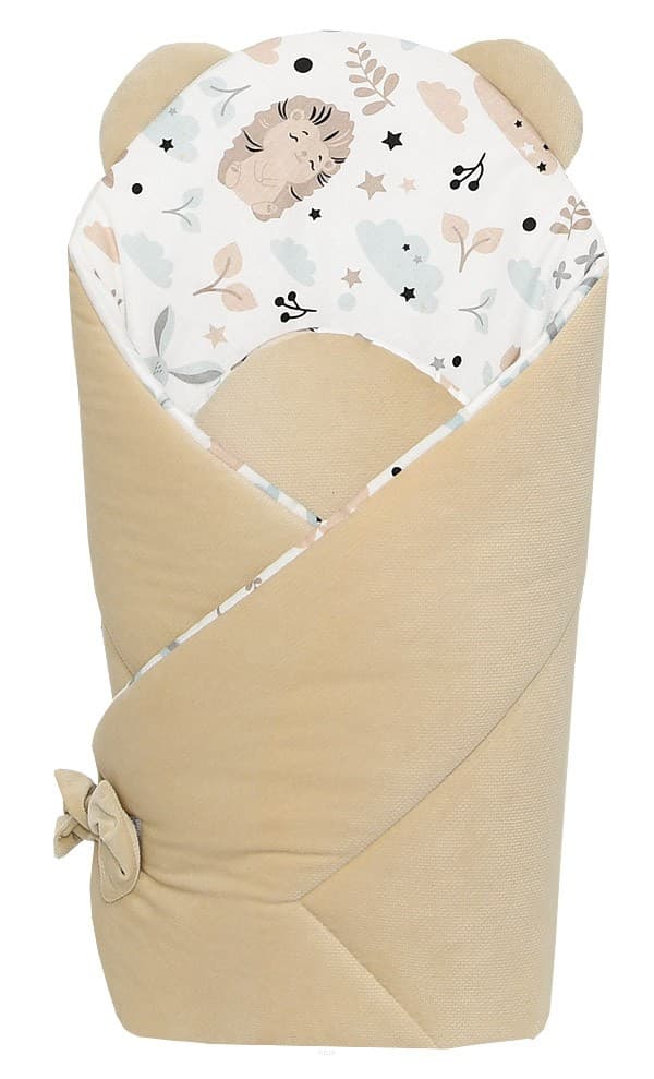 Babysvøb FLØJLS cappuccino med beige pindsvin